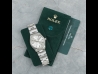 Rolex AirKing 34 Oyster Silver Lining Dial - Rolex Service Guarantee  Watch  5500 